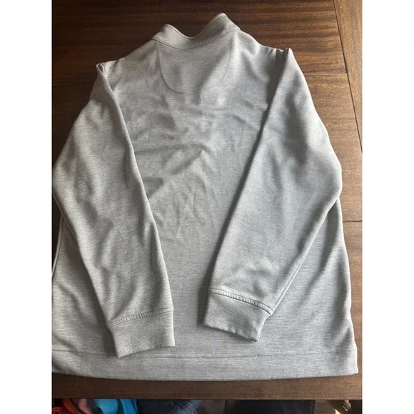 Bollé Men's Medium Gray Quarter Zip Pullover Long Sleeve Athletic Shirt - Picture 6 of 6